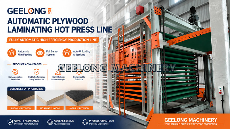 Mesin jalur pengepres panas-kayu lapis-wajah-film-otomatis-penuh Geelong (4)