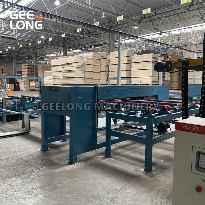 Mesin Pemangkas Tepi Kayu Lapis Berwajah Film Otomatis | Pengikis Film