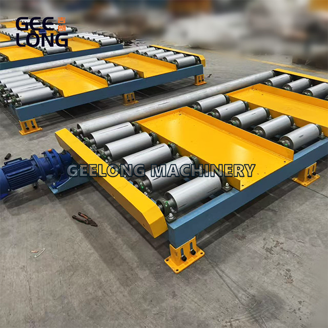 Konveyor Tanah Roller Bertenaga Tugas Berat untuk Produksi Kayu Lapis