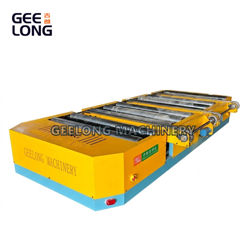 Kendaraan Berpemandu Rel RGV Otomatis dengan Konveyor Power Roller