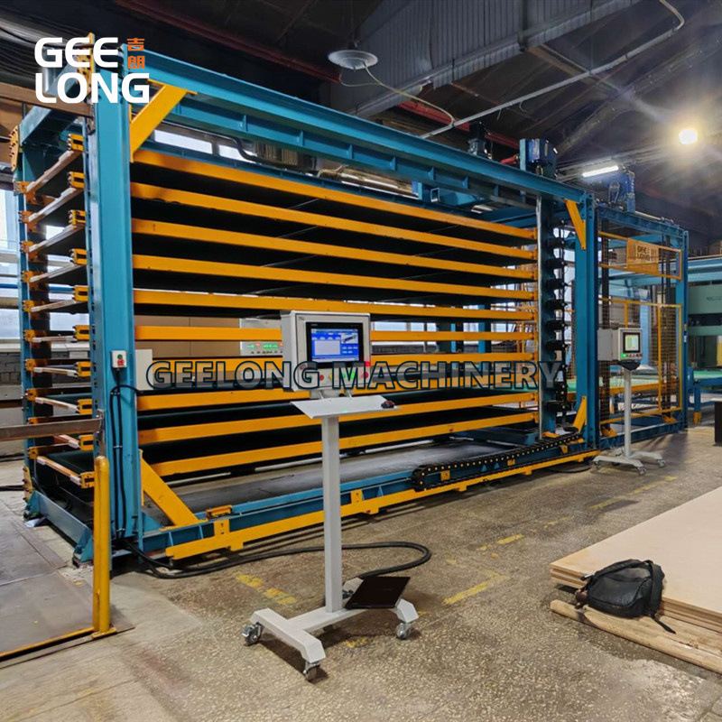 Pemuat Kayu Lapis Berwajah Film Otomatis dengan Penggerak Servo - Tipe Longitudinal