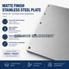 Pelat Tekan Stainless Steel Matte untuk Laminasi Papan